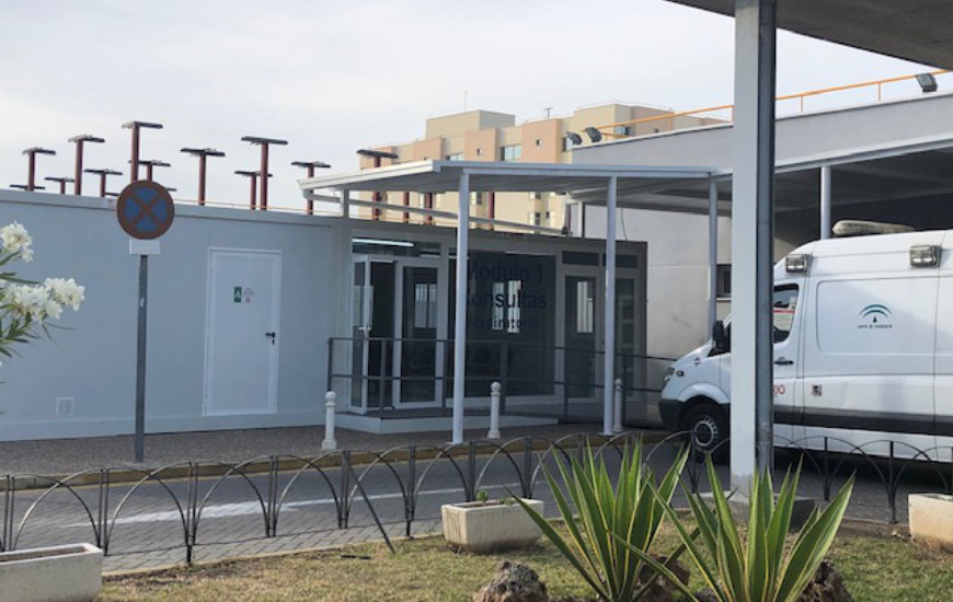 Modulo sala de espera hospital clinico Málaga